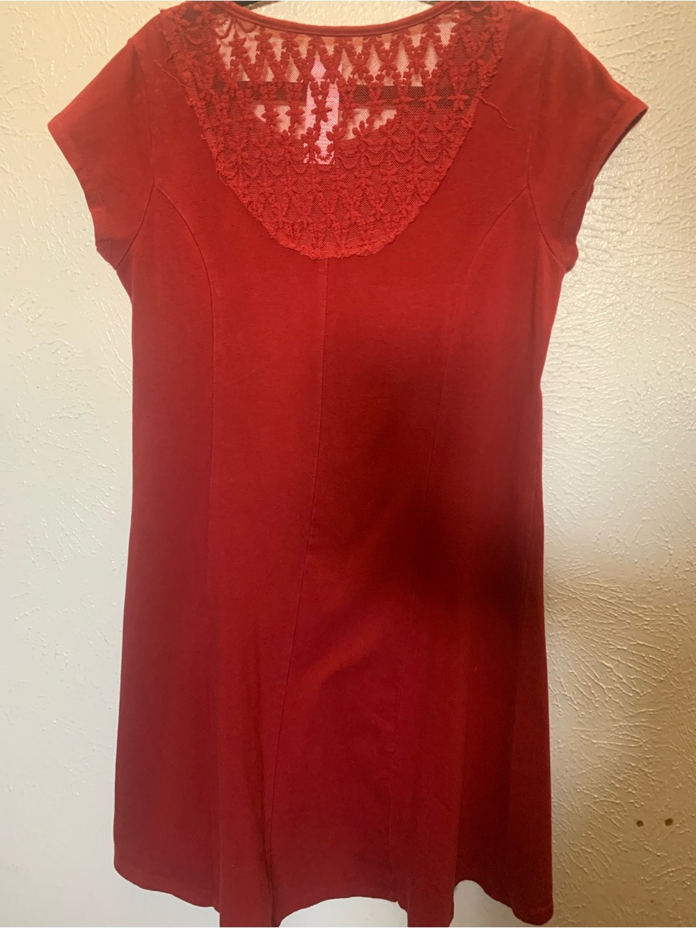 Girls Guess burgundy dress